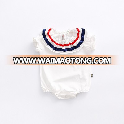 Wholesale summer new born baby clothing high quality cute design baby onesie